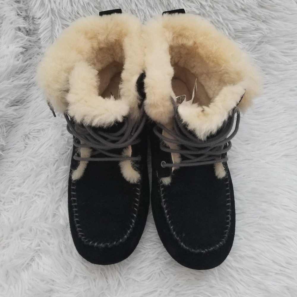 Ugg Australia Black Suede booties